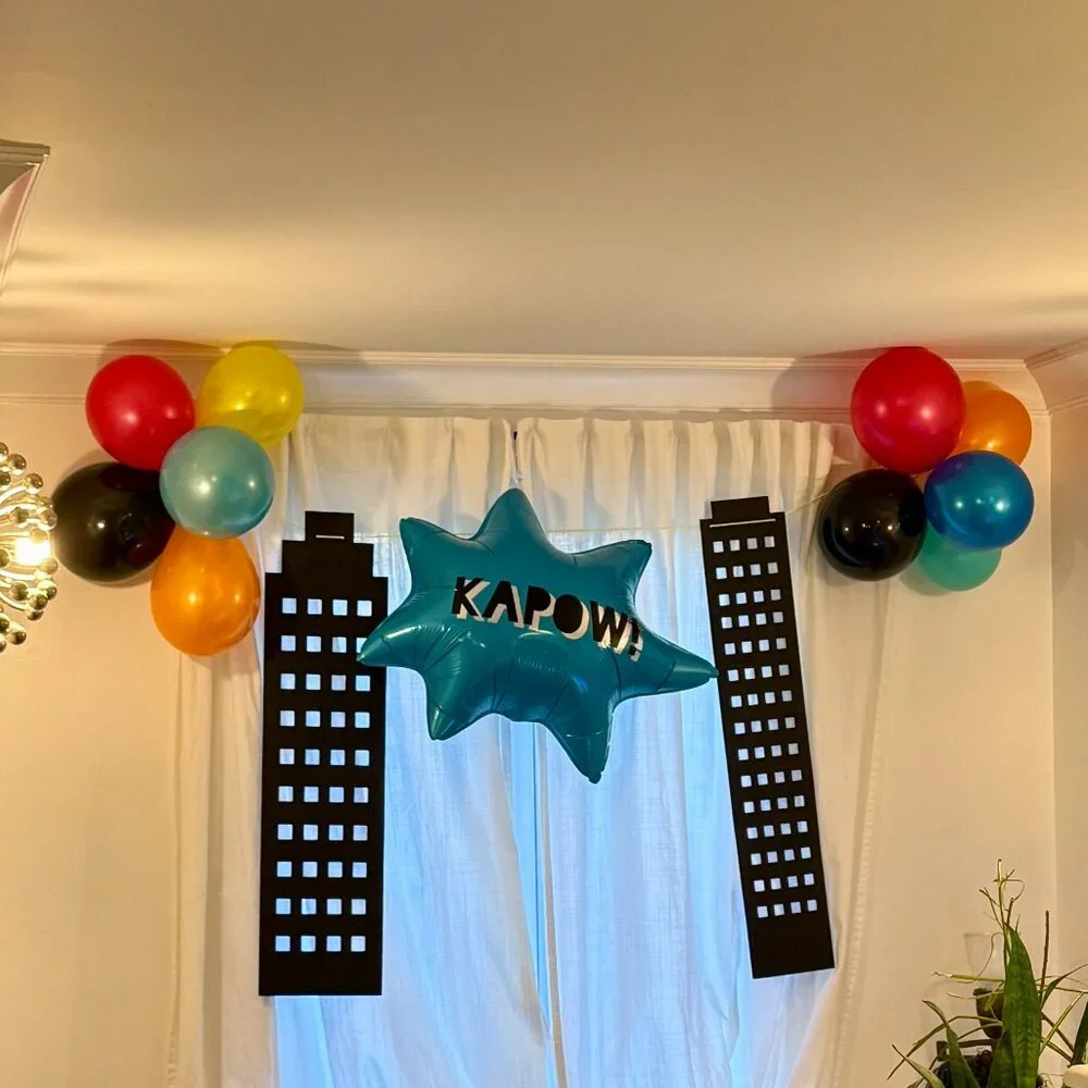 Meri Meri Superhero Garlands Sets (Two Sets) - Picture 6 of 6